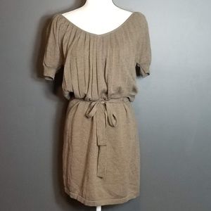 LOFT Ann Taylor Brown Sweater Dress Merino [MP]